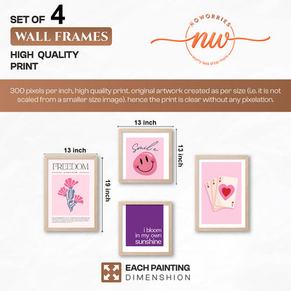 Blush Bliss Collection Set of 4