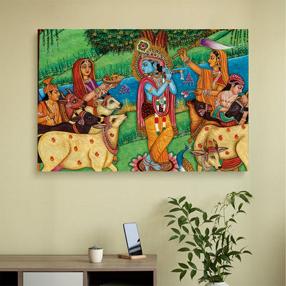 Lord Krishna Wall Canvas