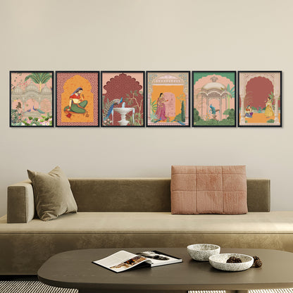 Royal Courtyard Wall Frame Set