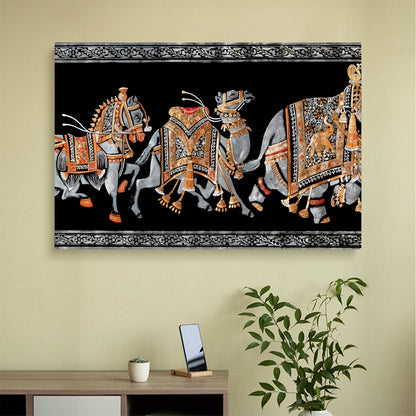 Royal Procession Wall Canvas
