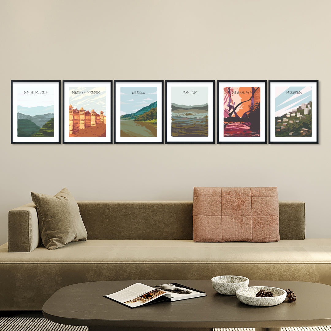 Incredible India Wall Frame Set