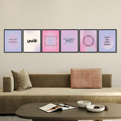 Pastel Inspiration Gallery Wall Frame Set