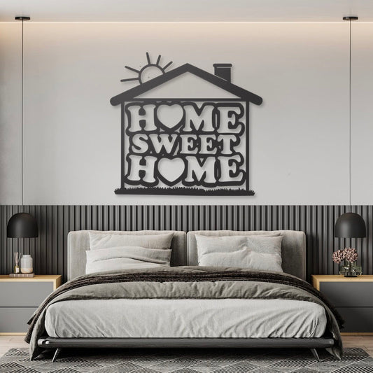 Home Sweet Home Pinewood Wall Art