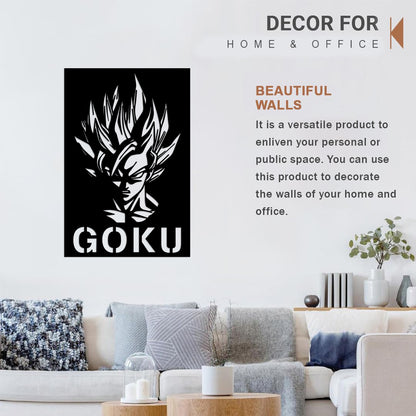 Goku Pinewood Wall Art