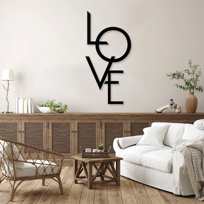 LOVE Pinewood Wall Art
