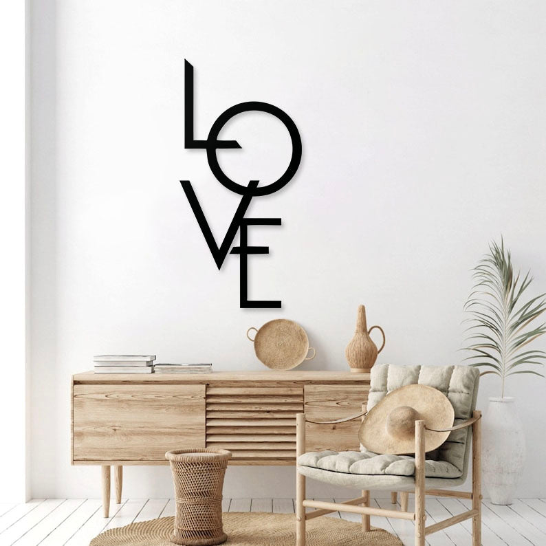 LOVE Pinewood Wall Art