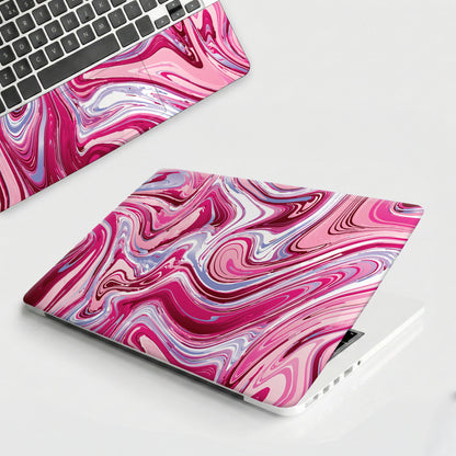 Retro Marble Swirl Artistic Laptop Skin