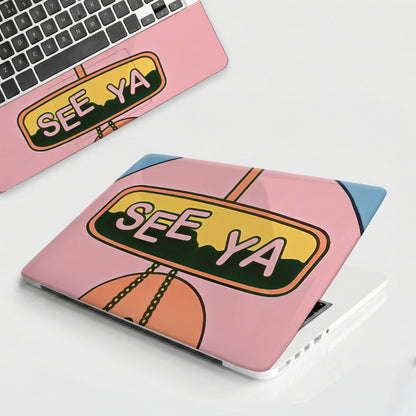 See Ya Pastel Vinyl Laptop Skin
