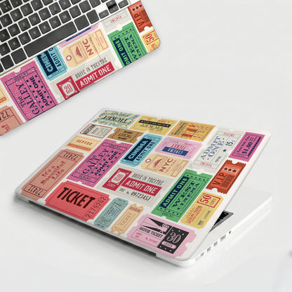 Retro Movie Ticket Vinyl Laptop Skin