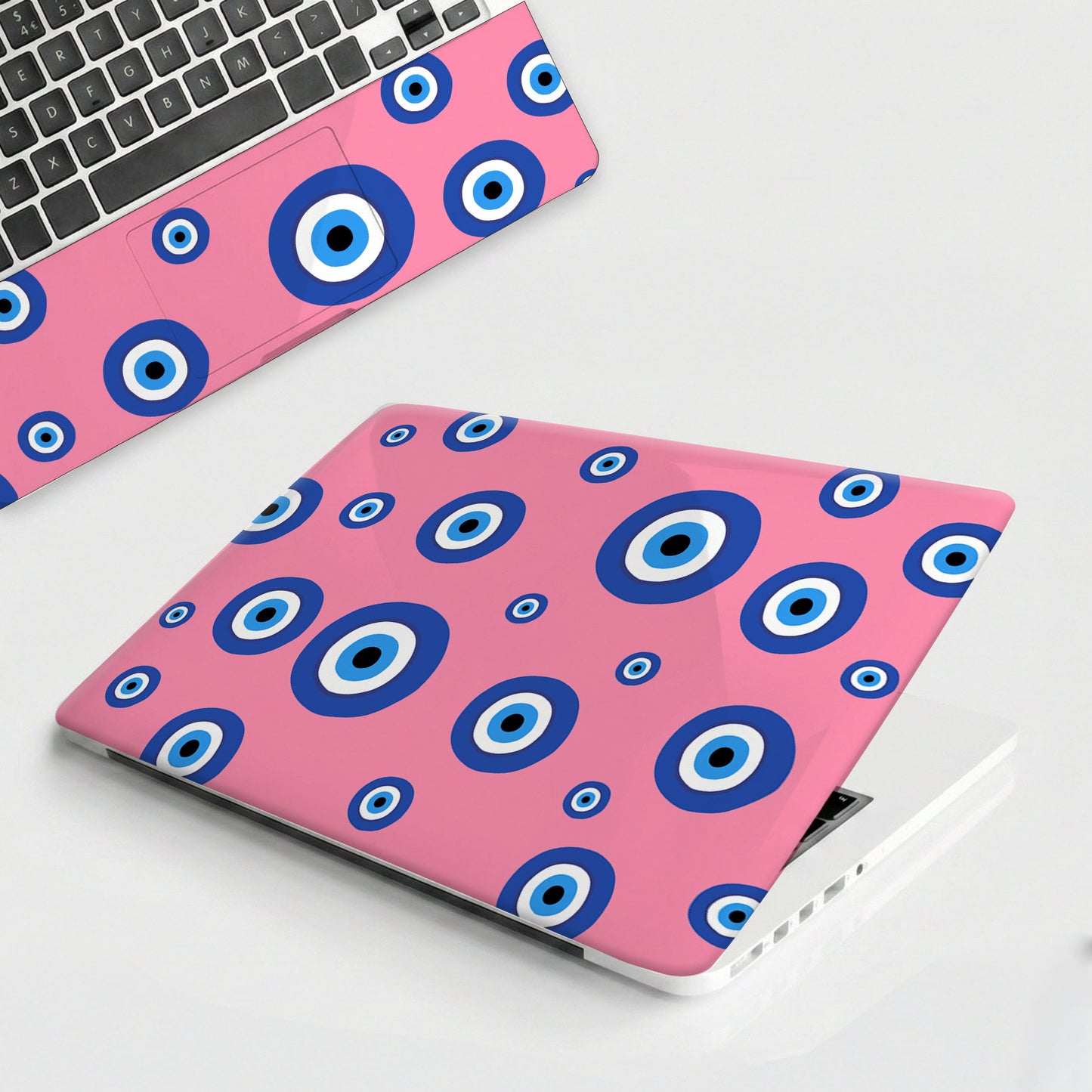 Pink Evil Eye Laptop Skin