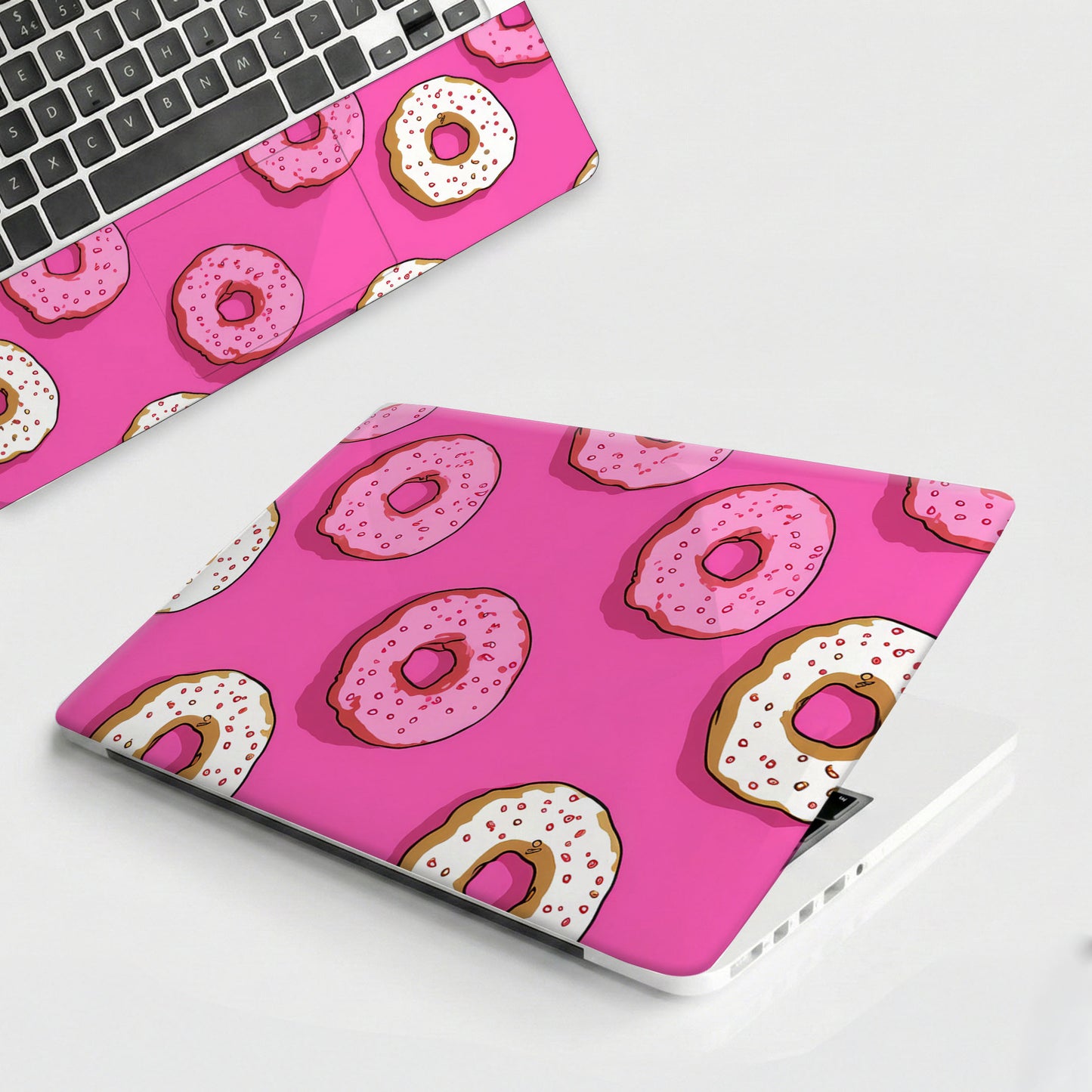 Pink Donut Laptop Skin