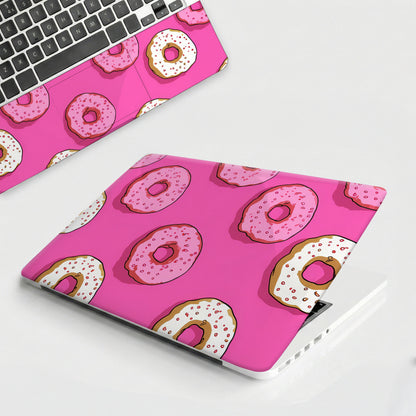 Pink Donut Laptop Skin