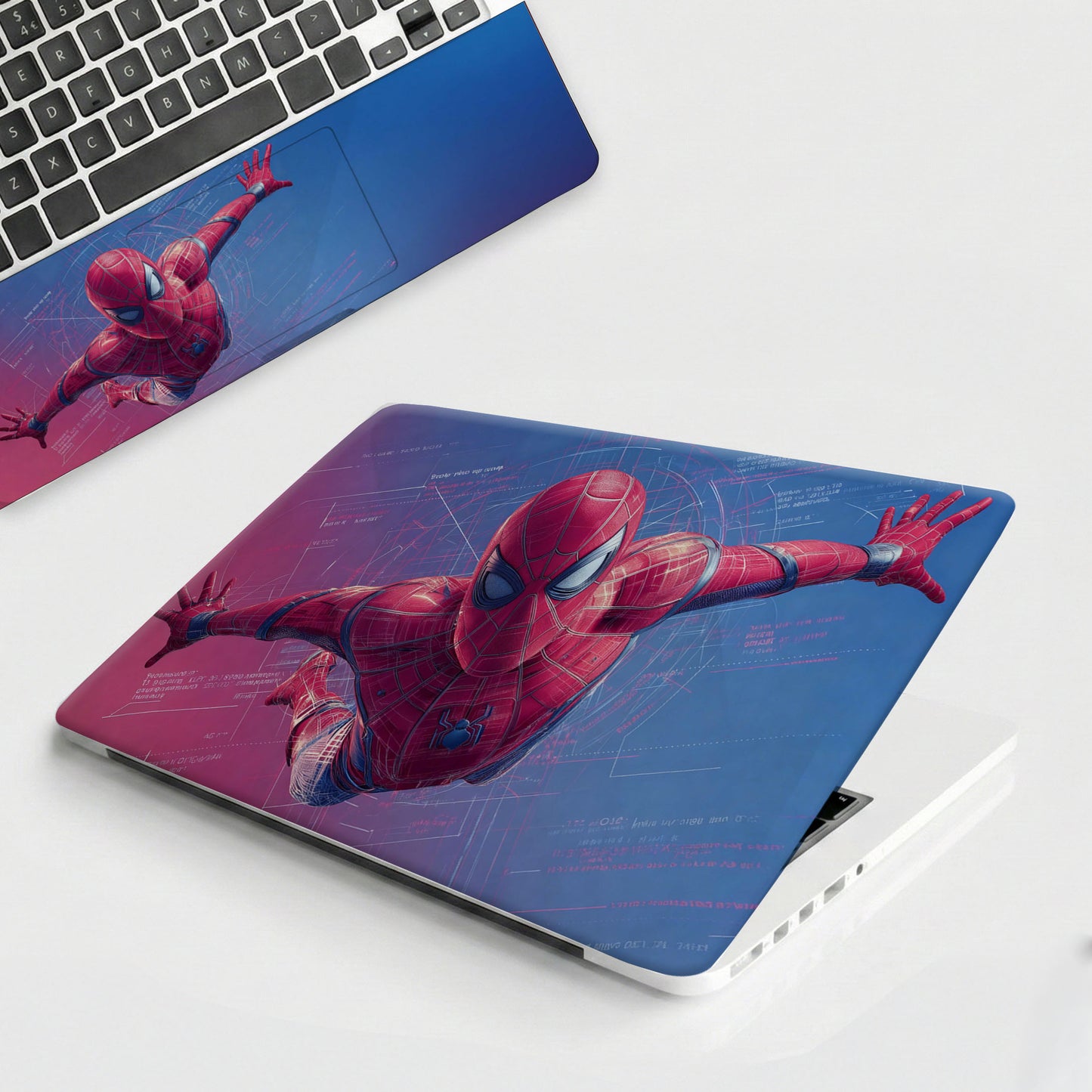 Web Slinger Tech Aesthetic Superhero Graphic Laptop Skin