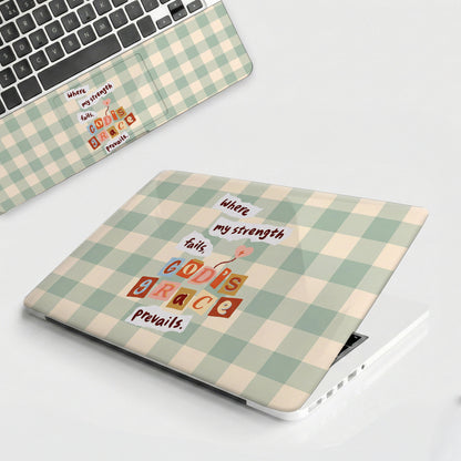 Retro Travel Stamp Pastel Laptop Skin