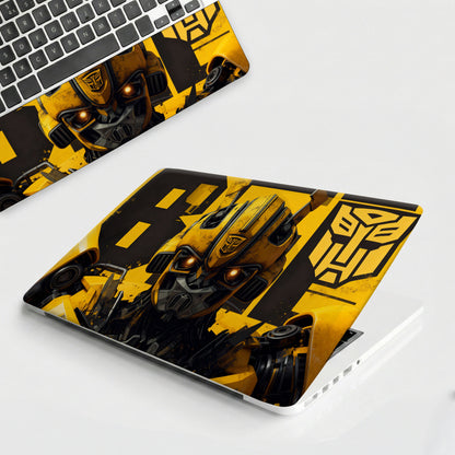 Autobot Bumblebee Tech Aesthetic Sci-Fi Laptop Skin