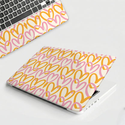 Pastel Hearts Laptop Skin