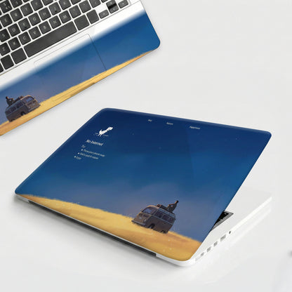 No Internet Retro Van Art Laptop Skin