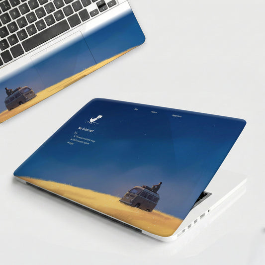 No Internet Retro Van Art Laptop Skin