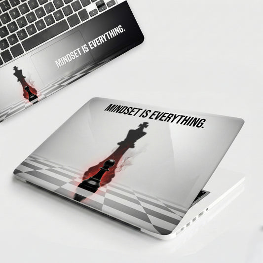 Chess Mindset Hustle & Success Aesthetic Laptop Skin