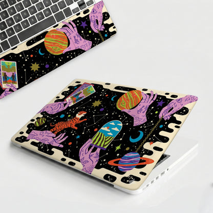 Cosmic Tarot Psychedelic Space Laptop Skin