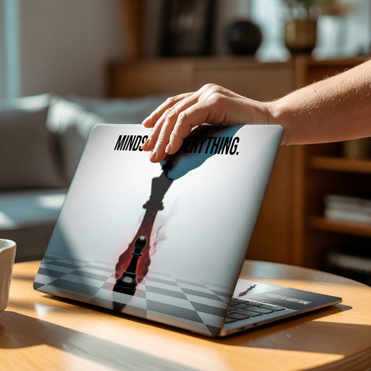 Chess Mindset Hustle & Success Aesthetic Laptop Skin