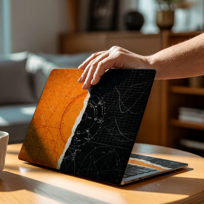 Psychedelic Rainbow Minimalist Laptop Skin