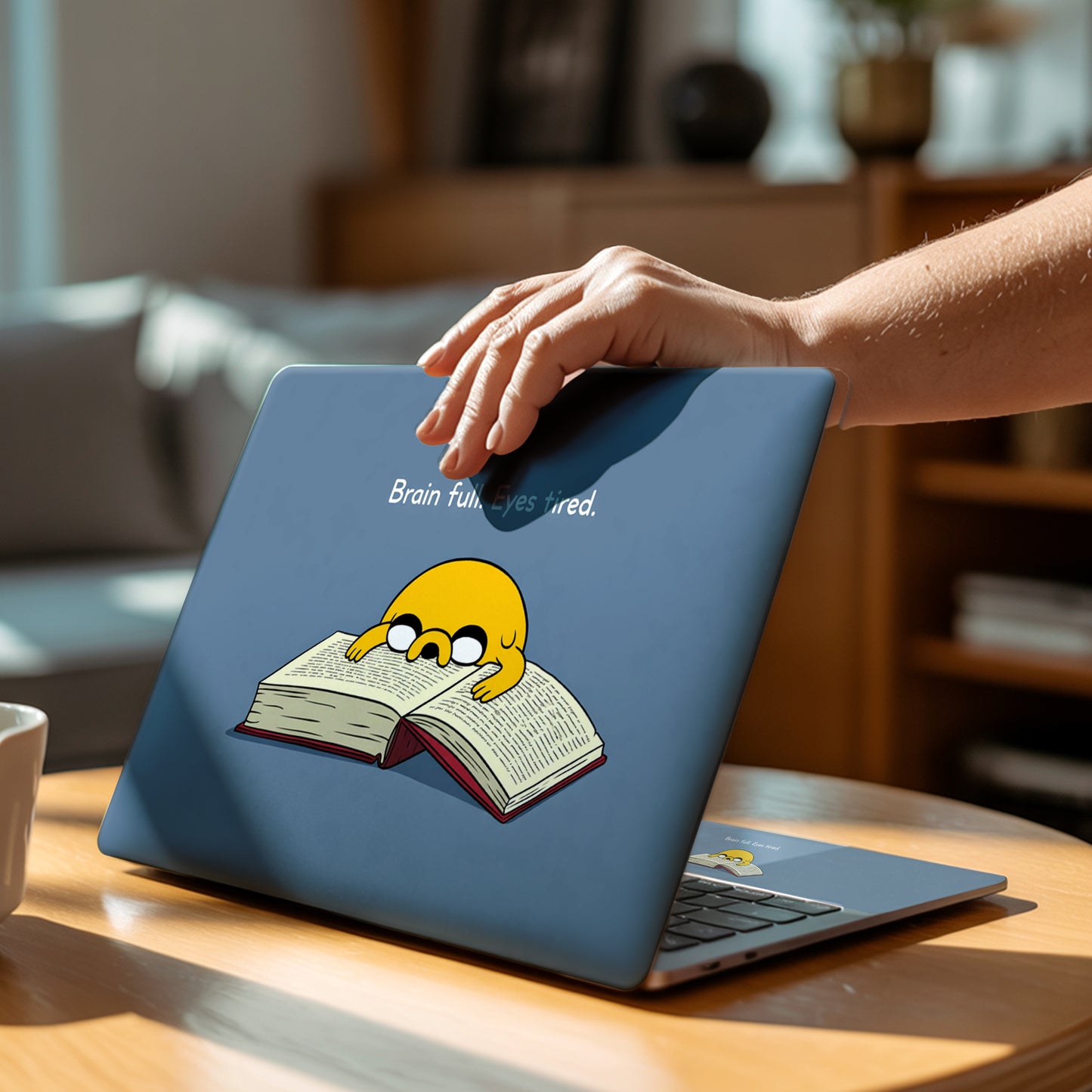 Brain Full Eyes Tired Aesthetic Laptop Skin