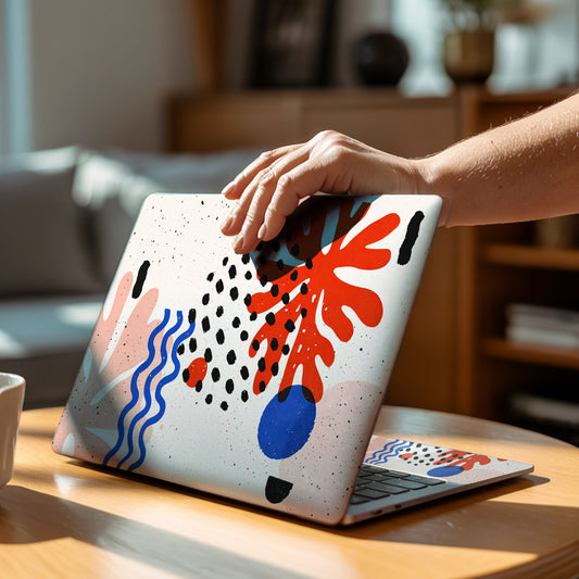 Boho Abstract Forms Laptop Skin