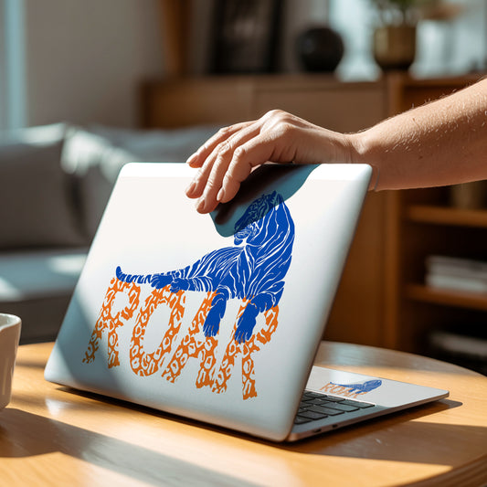 Roar Wildlife Aesthetic Graphic Laptop Skin