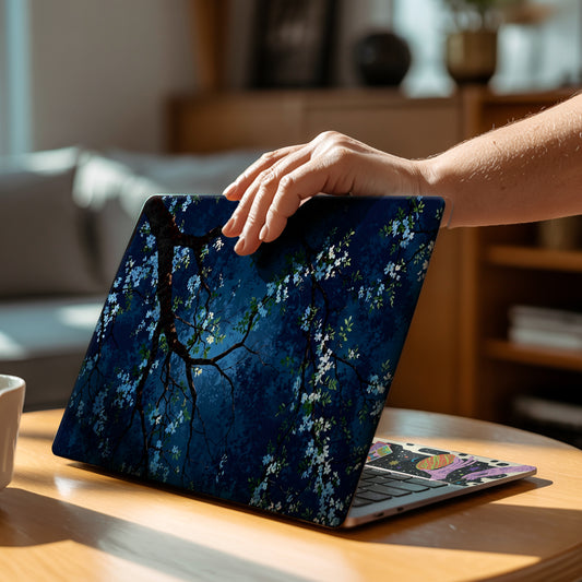 Midnight Blossom Artistic Laptop Skin