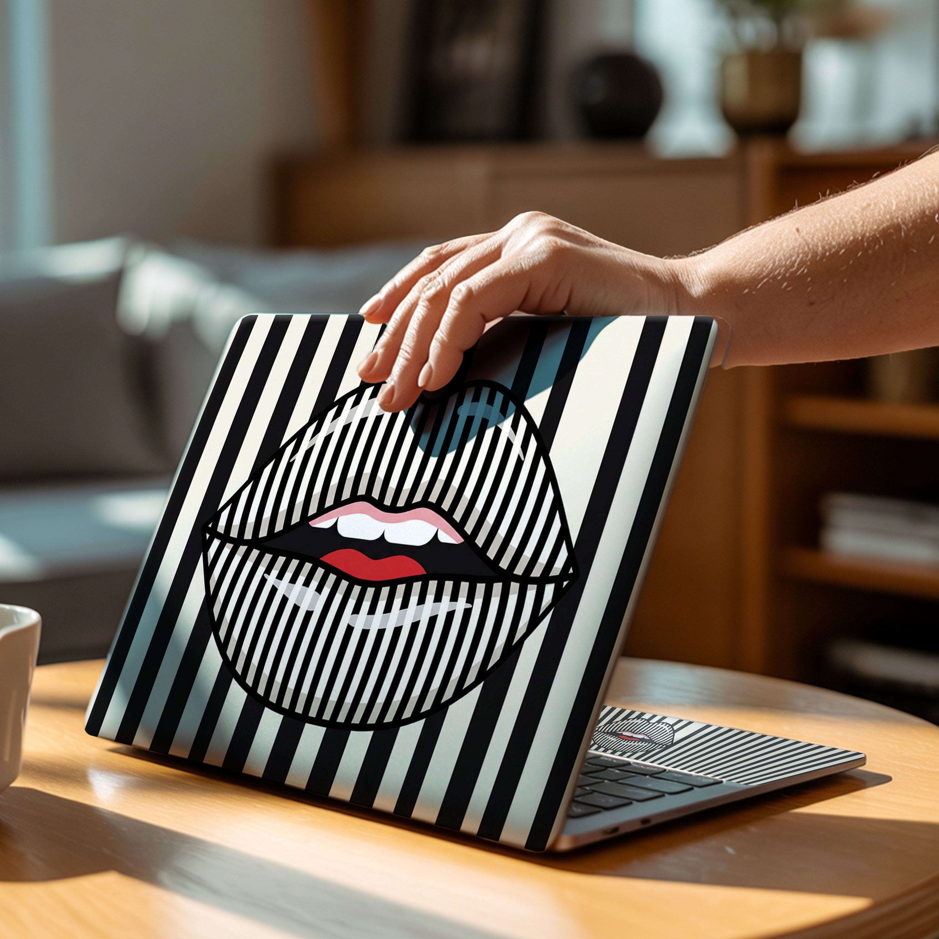 Pop Art Lips Laptop Skin