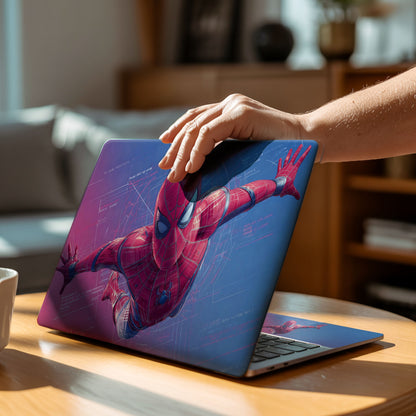 Web Slinger Tech Aesthetic Superhero Graphic Laptop Skin