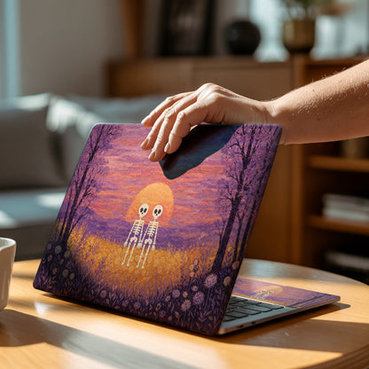 Eternal Love Skeletons Artistic Premium Laptop Skin