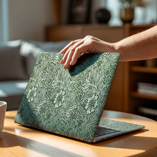 Vintage Sage Flora Laptop Skin