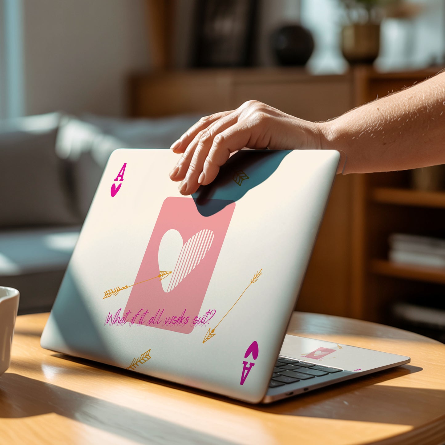 Cupid Hearts Laptop Skin
