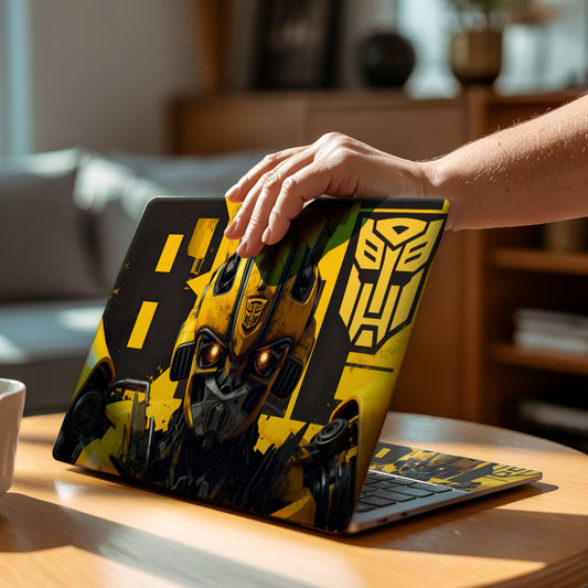 Autobot Bumblebee Tech Aesthetic Sci-Fi Laptop Skin