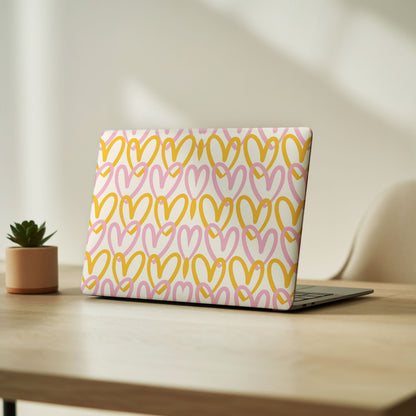 Pastel Hearts Laptop Skin