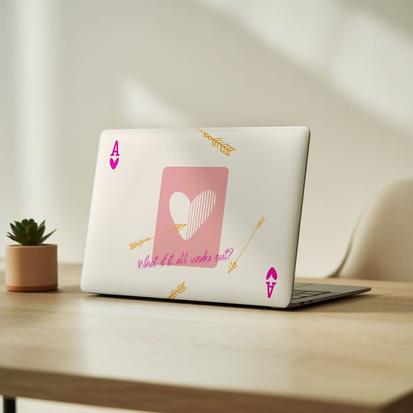 Cupid Hearts Laptop Skin