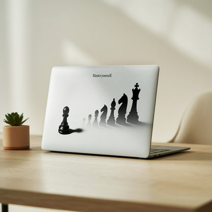 Pawn to King Evolution Chess Laptop Skin