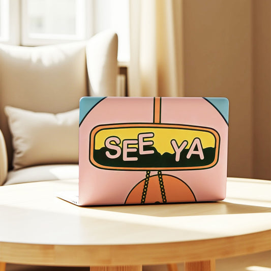See Ya Pastel Vinyl Laptop Skin