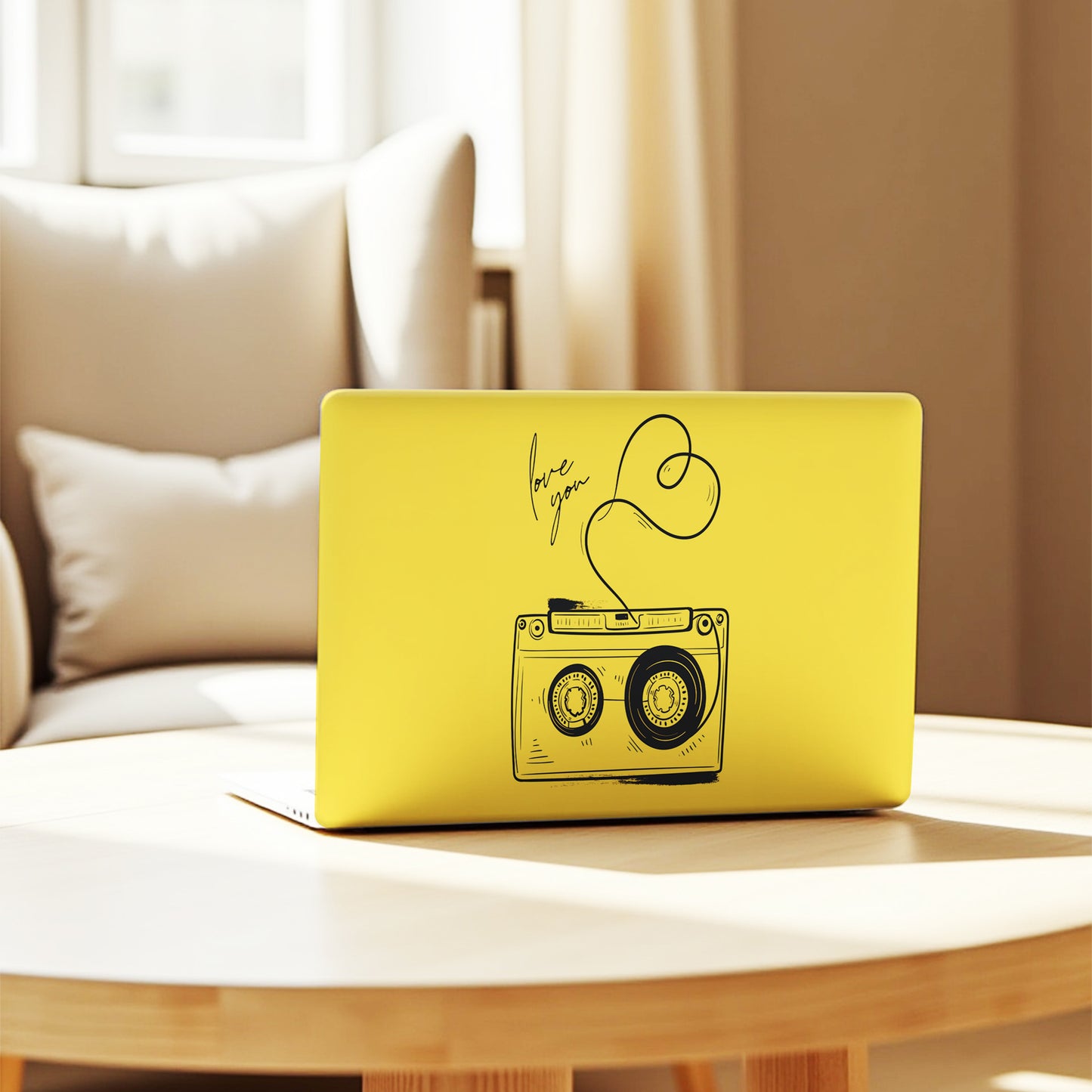 Mixtape Love Artistic Laptop Skin