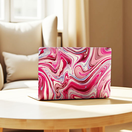 Retro Marble Swirl Artistic Laptop Skin