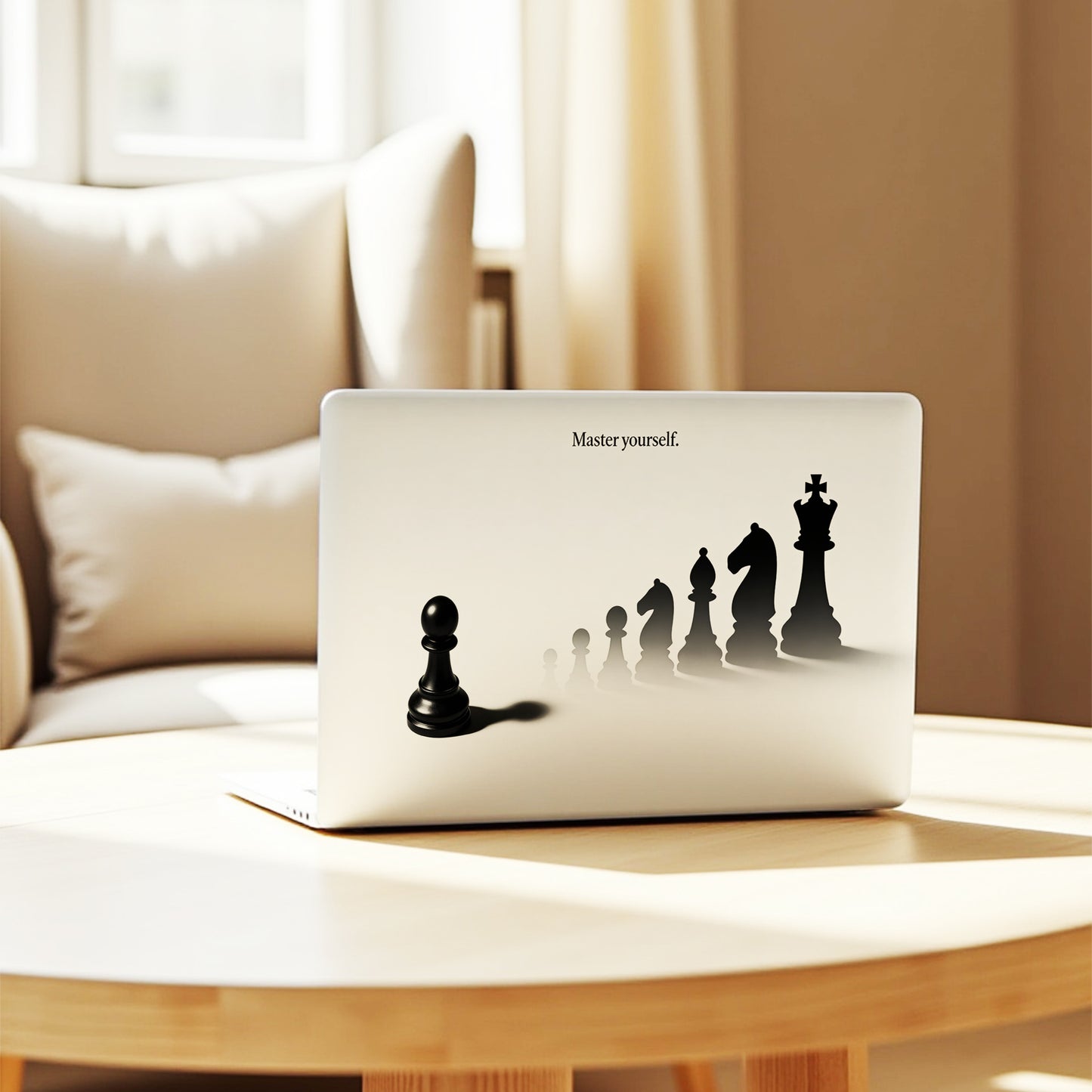 Pawn to King Evolution Chess Laptop Skin