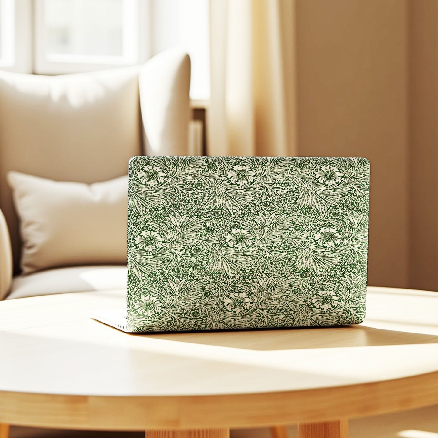 Vintage Sage Flora Laptop Skin