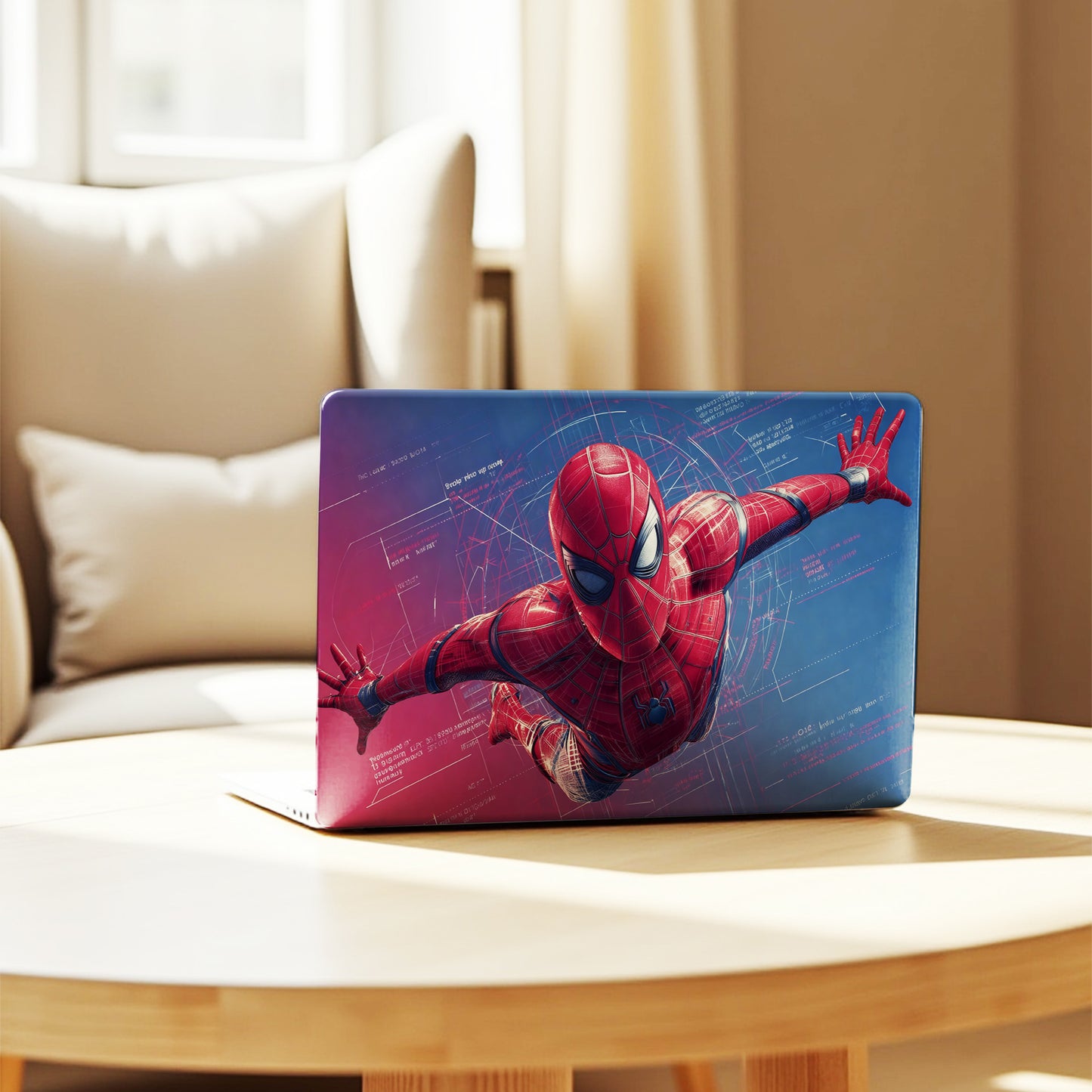 Web Slinger Tech Aesthetic Superhero Graphic Laptop Skin