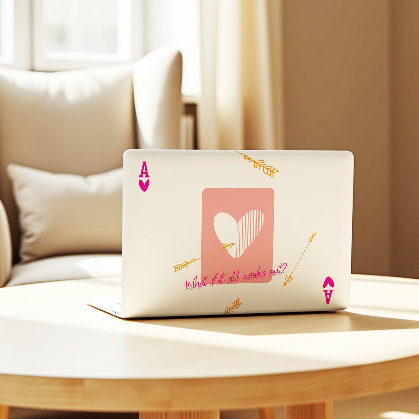 Cupid Hearts Laptop Skin