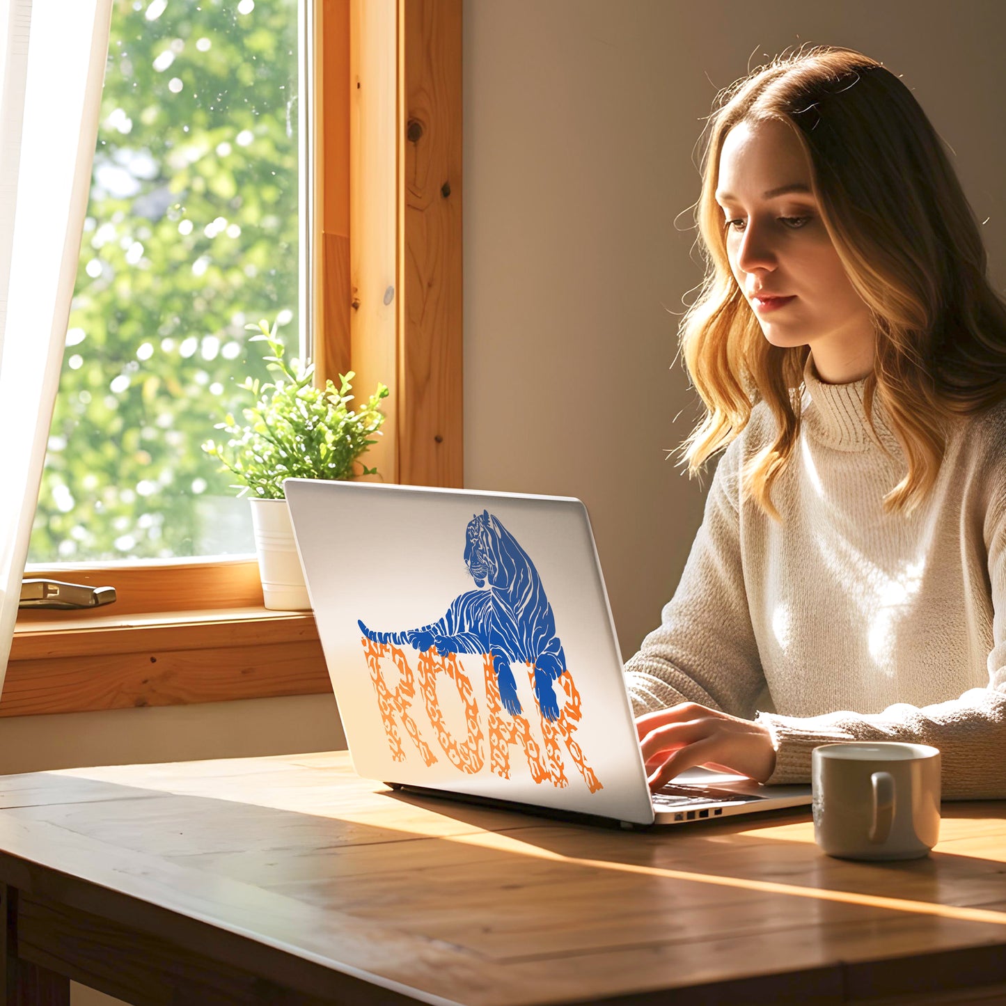 Roar Wildlife Aesthetic Graphic Laptop Skin
