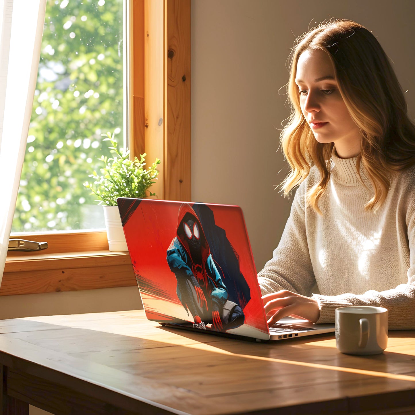 Midnight Spider Anime Style Aesthetic Laptop Skin