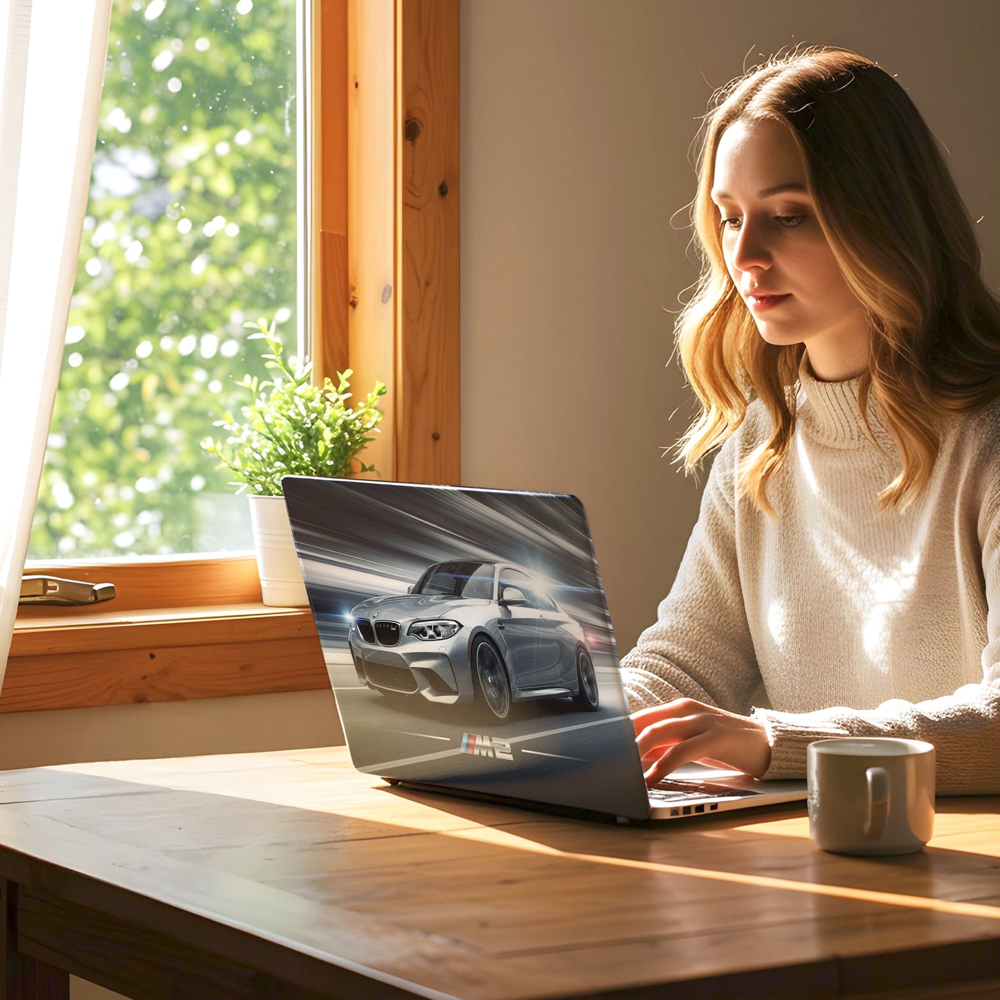 BMW M2 Speed Laptop Skin