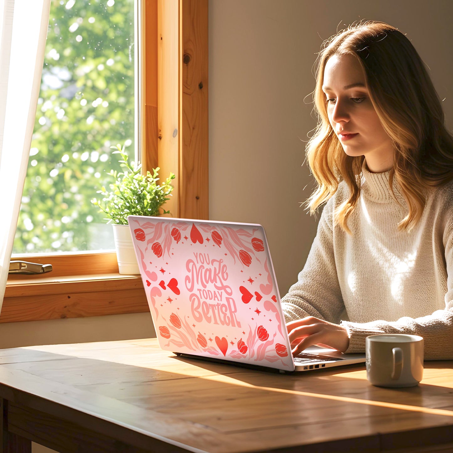 Make Today Better Laptop Skin
